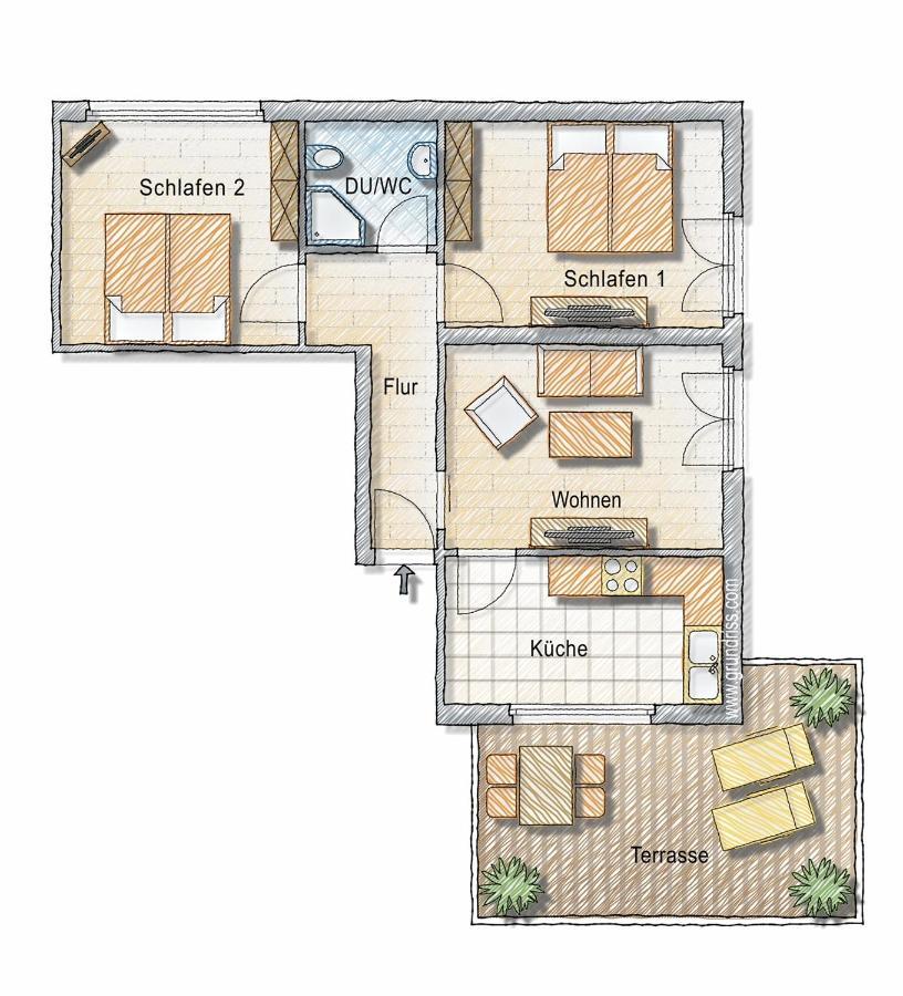 Dyke Appartements Büsum Zewnętrze zdjęcie