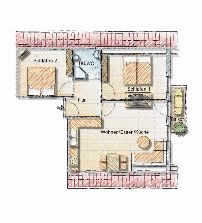 Dyke Appartements Büsum Zewnętrze zdjęcie